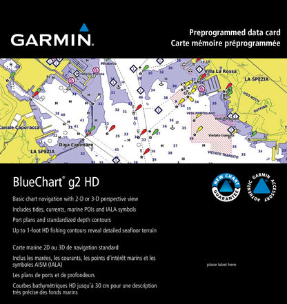 Cartas costeras de Garmin Taiwán BlueChart g3 | HXAE003R | microSD/SD