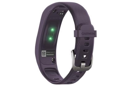 Reloj inteligente con GPS Garmin Vivosmart 3 morado tamaño S/M (reacondicionado certificado por Garmin)