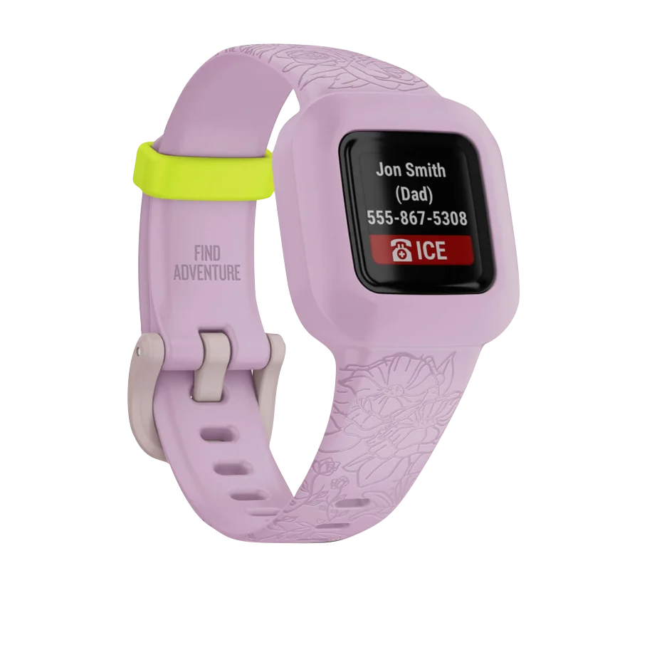 Garmin Vivofit jr 3 Lilac Floral Reacondicionado 