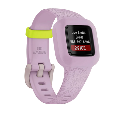 Garmin Vivofit jr 3 Lilac Floral Reacondicionado 