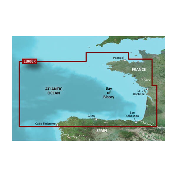 Garmin Bay of Biscay Charts BlueChart g3 | HXEU008R | microSD/SD (010-C0766-20)