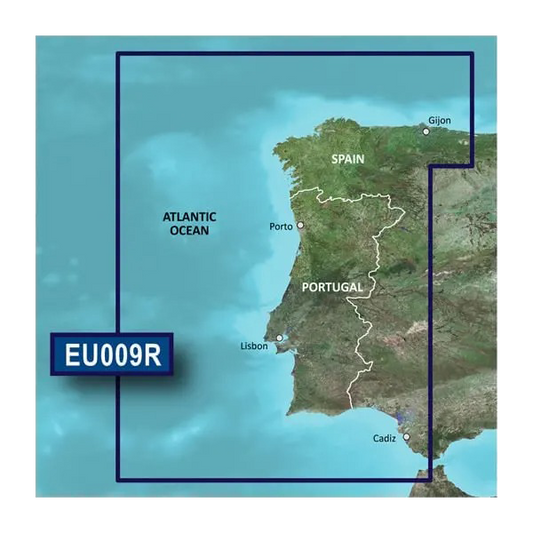 Cartas Garmin Portugal y Noroeste de España BlueChart g3 Vision | VEU009R | microSD/SD