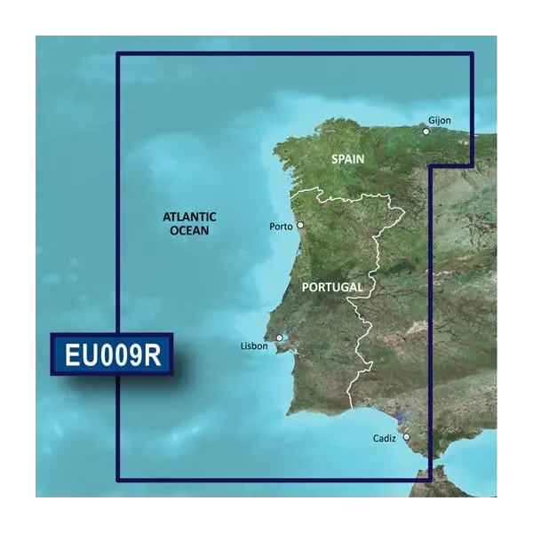 Cartas Garmin Portugal y Noroeste de España BlueChart g3 | HXEU009R | microSD/SD