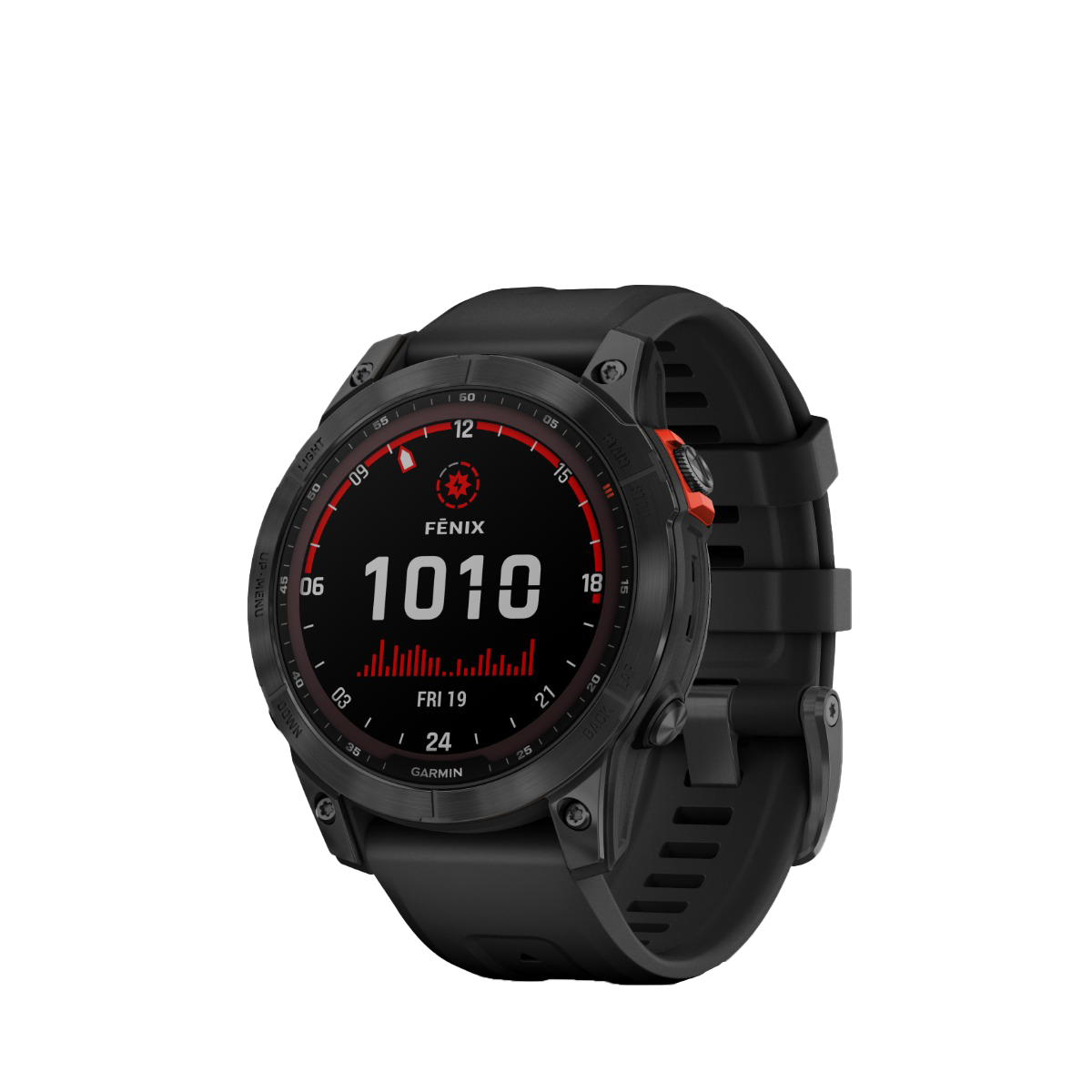 Garmin fenix 7S Solar - Slate Gray with Black Band (010-02539-12)