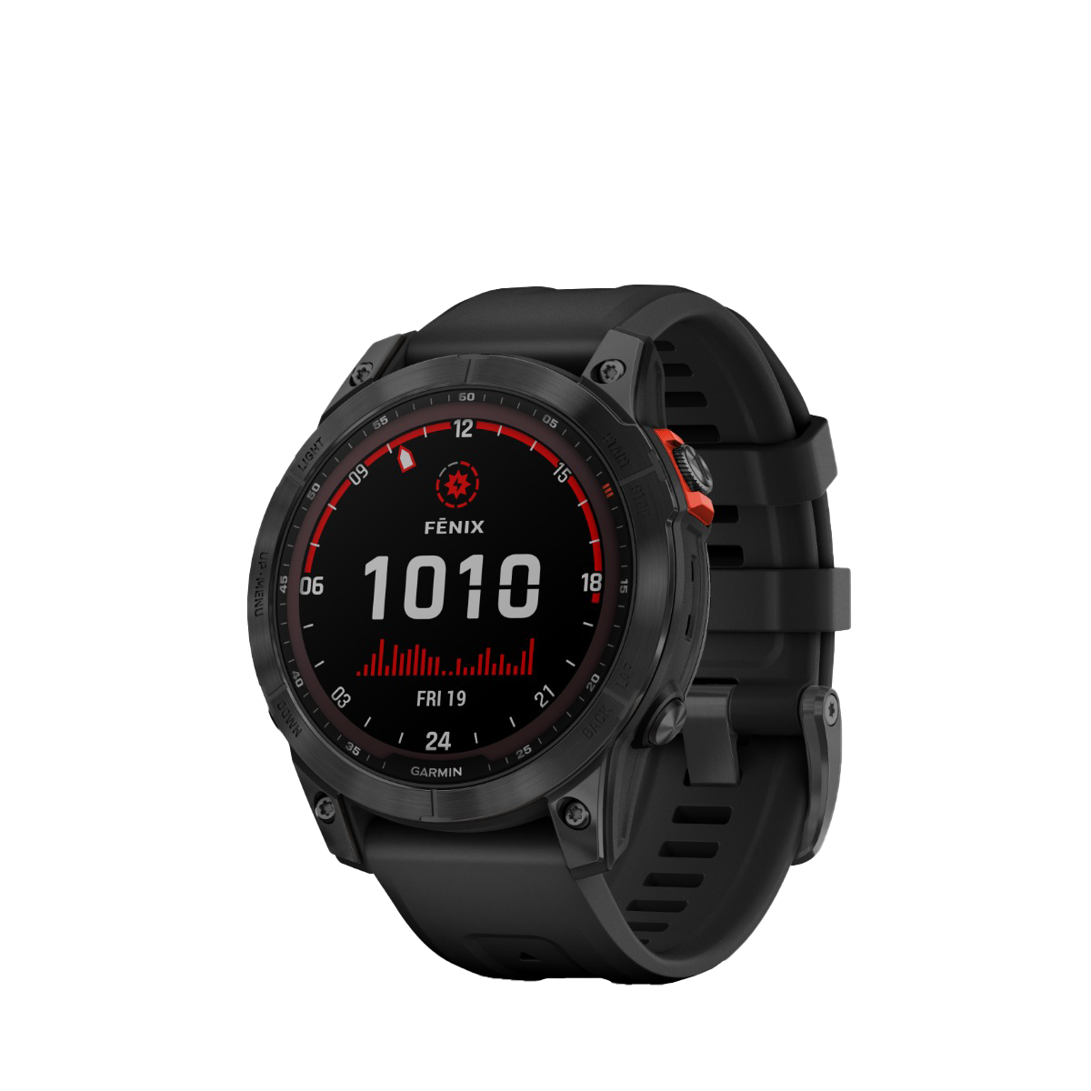 Garmin fenix 7 Solar - Gris pizarra con correa negra (010-02540-10)