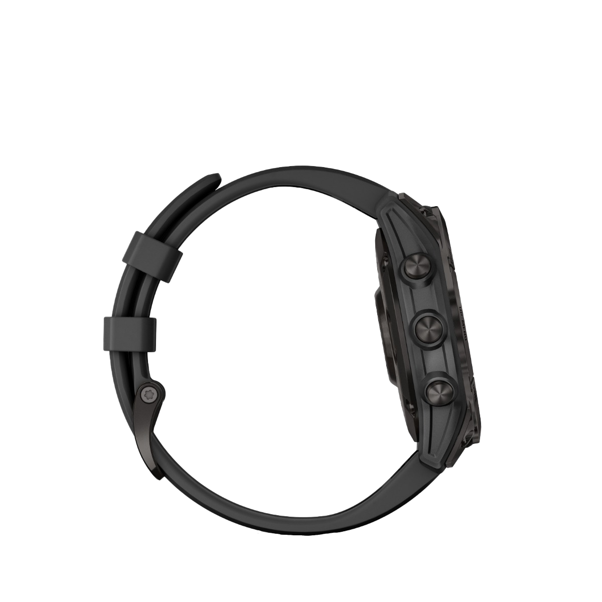 Garmin fenix 7 Sapphire Solar, Black DLC Titanium with Black Band (010-02540-34)