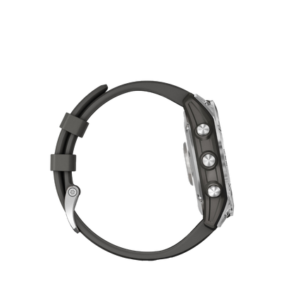 Garmin fenix 7 - Plata con correa de grafito (010-02540-00)