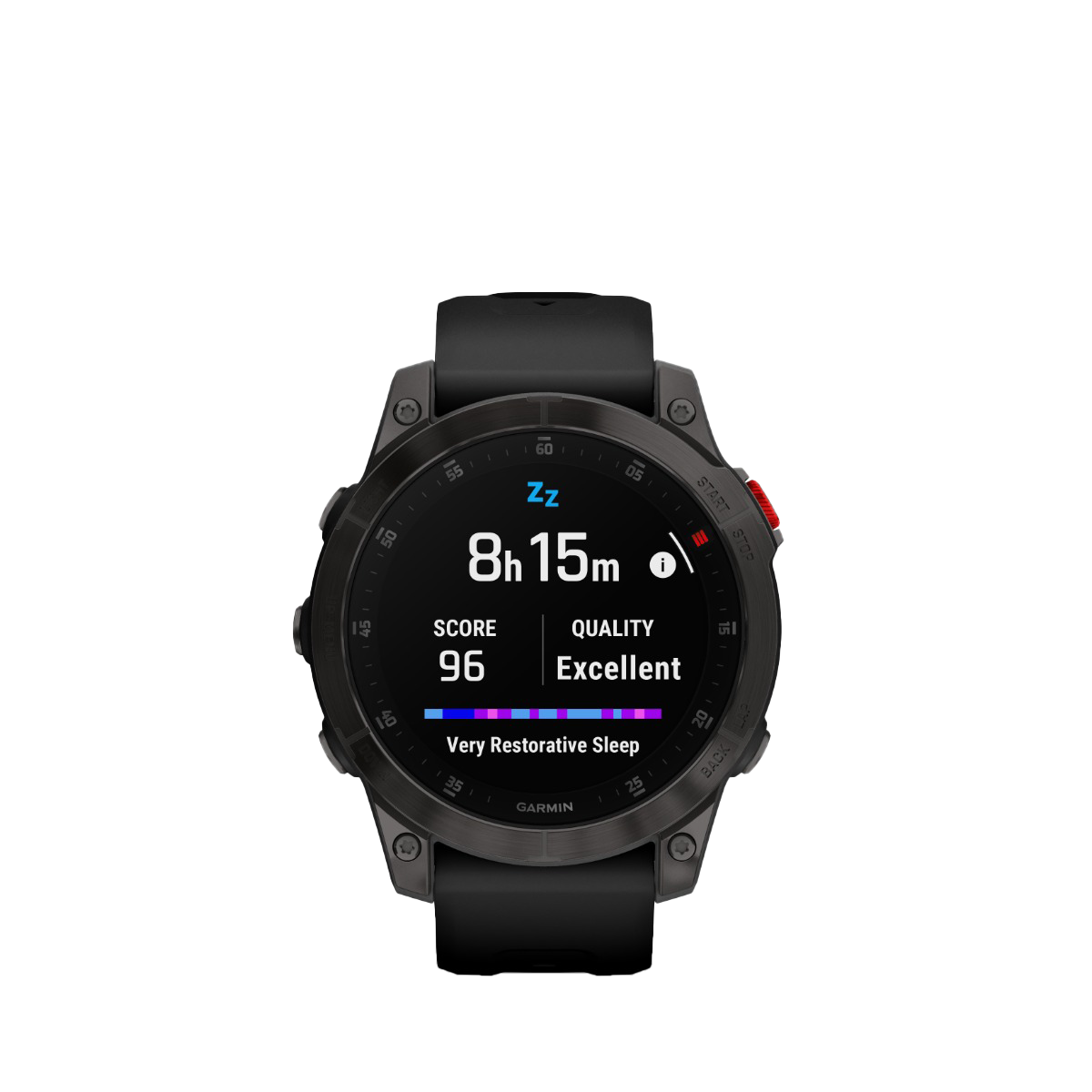 Garmin epix (Gen 2), reloj inteligente premium con GPS, mapas y linterna incorporada, color titanio negro (010-02582-10)