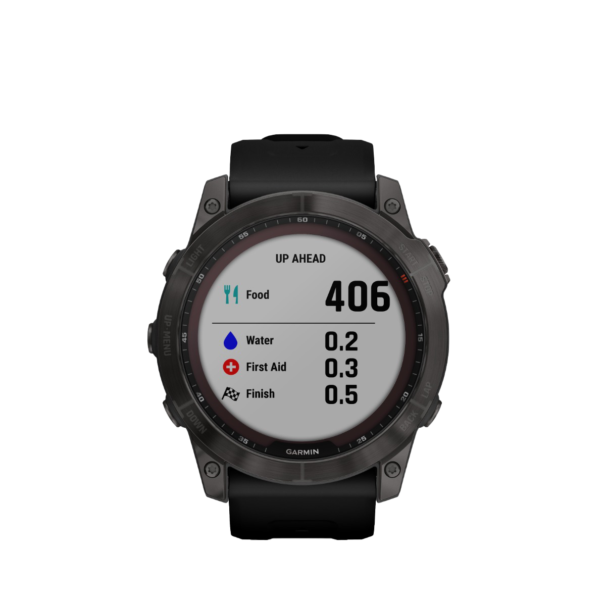 Garmin Fenix ​​7X Sapphire Solar - Titanio DLC gris carbono con correa negra (010-02541-10)