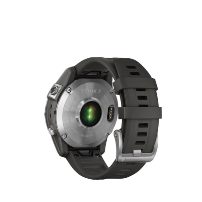 Garmin fenix 7 - Plata con correa de grafito (010-02540-00)