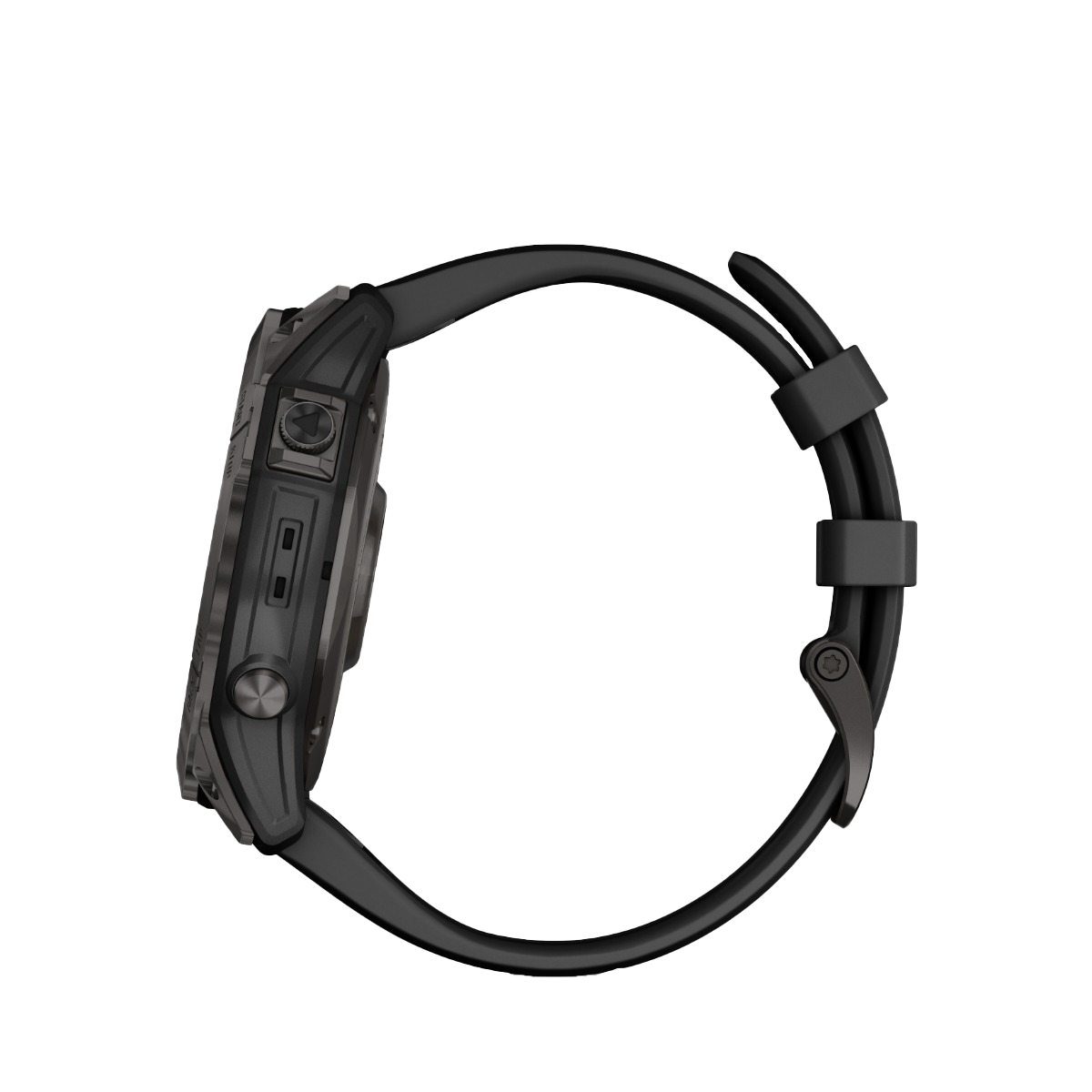 Garmin Fenix ​​7X Sapphire Solar - Titanio DLC gris carbono con correa negra (010-02541-10)