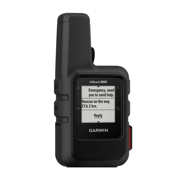 Garmin Inreach Mini, comunicador satelital GPS ligero y resistente, color negro, con InReach y SOS (reacondicionado certificado por Garmin)