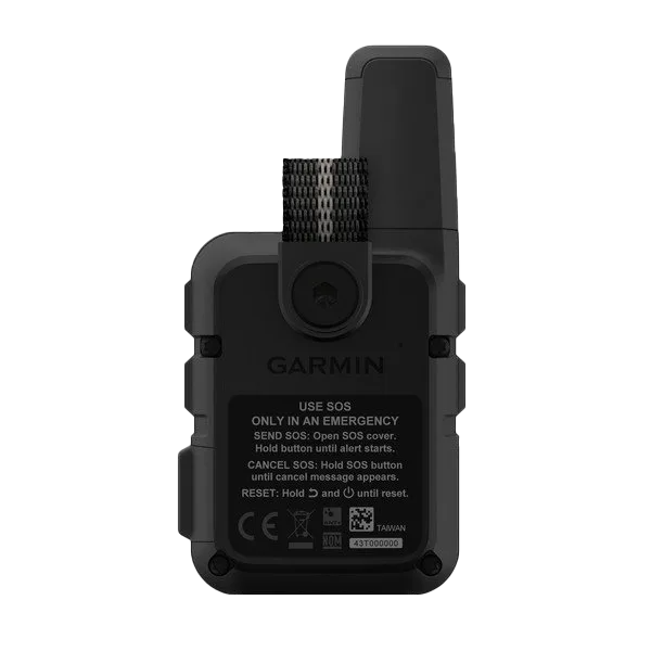 Garmin Inreach Mini, comunicador satelital GPS ligero y resistente, color negro, con InReach y SOS (reacondicionado certificado por Garmin)