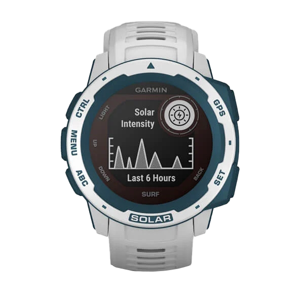 Garmin Instinct Solar, Cloudbreak, reloj inteligente resistente con GPS (reacondicionado certificado por Garmin)