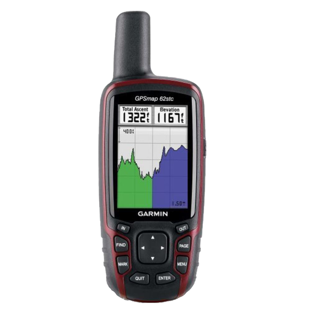 Garmin GPSMAP 62stc, Handheld Outdoor/Trail GPS with TOPO Maps (Garmin Certified Refurbished)