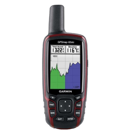 Garmin GPSMAP 62stc, Handheld Outdoor/Trail GPS with TOPO Maps (Garmin Certified Refurbished)