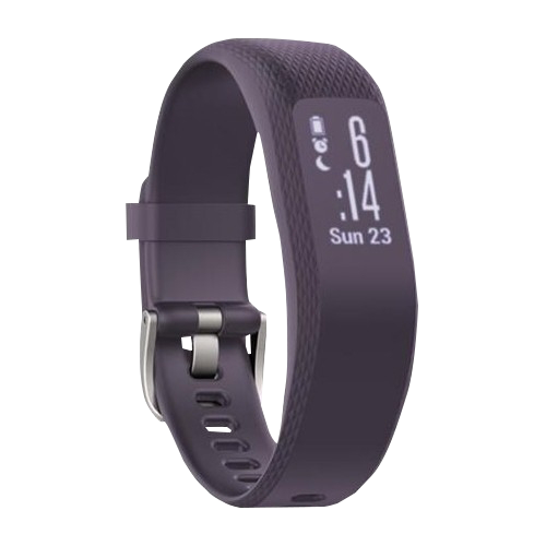 Reloj inteligente con GPS Garmin Vivosmart 3 morado tamaño S/M (reacondicionado certificado por Garmin)