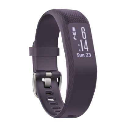 Reloj inteligente con GPS Garmin Vivosmart 3 morado tamaño S/M (reacondicionado certificado por Garmin)