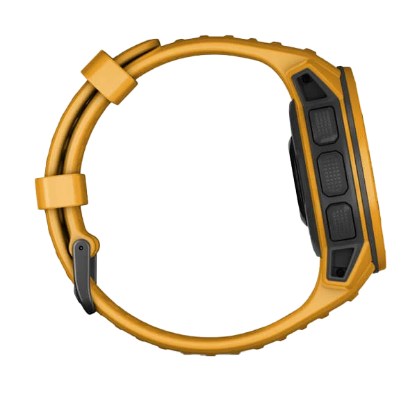 Reloj inteligente resistente con GPS Garmin Instinct Solar, Sunburst (reacondicionado certificado por Garmin)