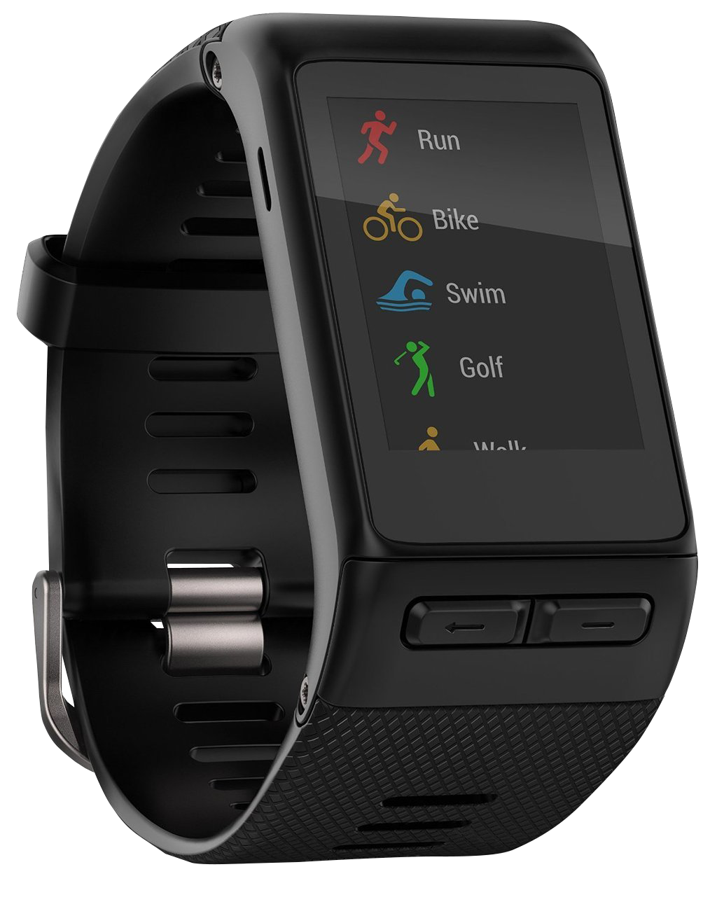 Reloj inteligente Garmin Vivoactive HR, color negro y con GPS (reacondicionado certificado por Garmin)