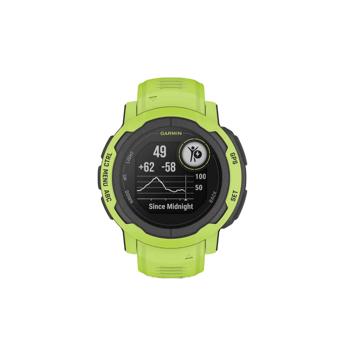 Garmin Instinct 2, color lima eléctrico (010-02626-11)