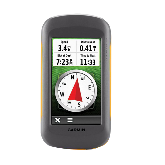 Garmin Montana 600, Handheld Touchscreen Outdoor/Trail GPS with Maps (Garmin Certified Refurbished)