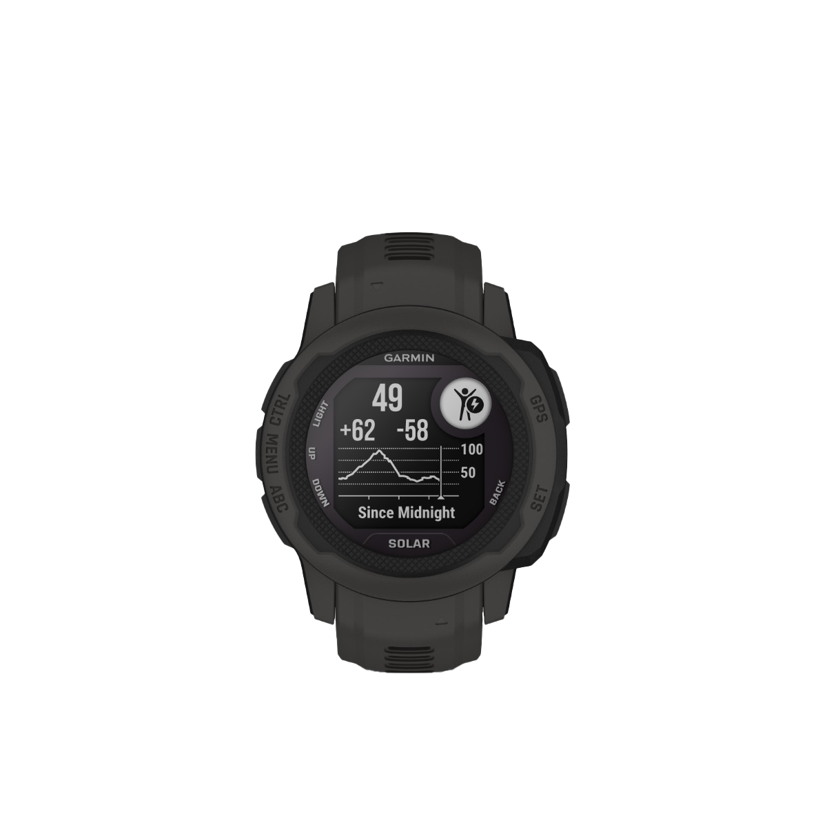 Garmin Instinct 2S Solar, Graphite (010-02564-10)