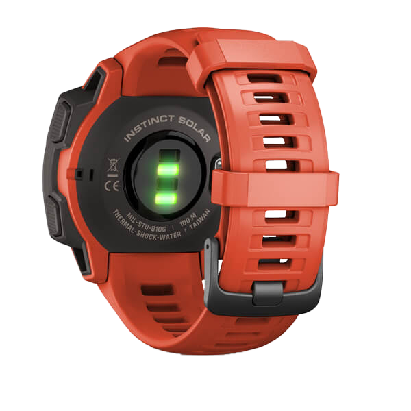 Garmin Instinct Solar, Flame Red Graphite (010-02293-21)