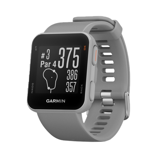 Garmin Approach S10, Powder Gray, Golf GPS Smartwatch & Rangefinder (010-02028-01)