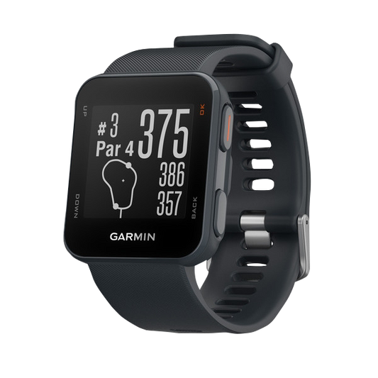 Garmin Approach S10, Granite Blue, Golf GPS Smartwatch & Rangefinder (010-02028-02)