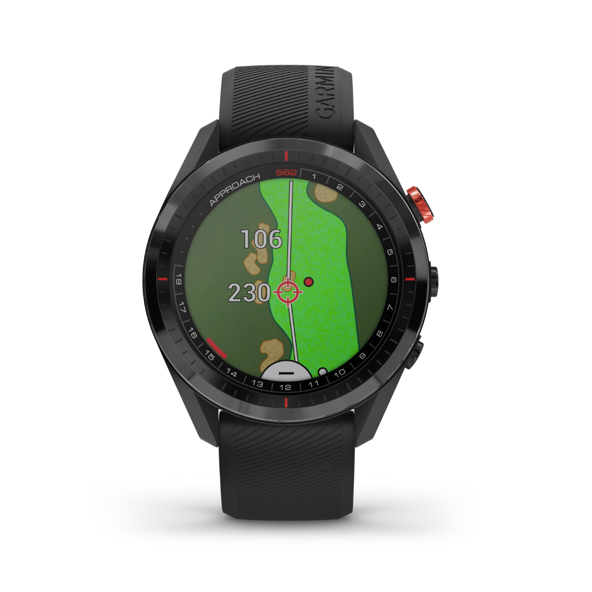 Garmin Approach S62, Black, Golf GPS Smartwatch & Rangefinder (010-02200-00)