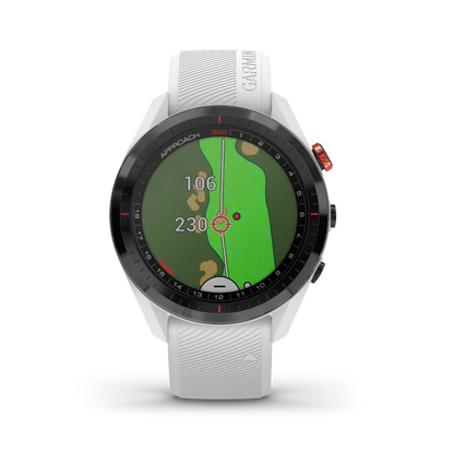 Garmin Approach S62, White, Golf GPS Smartwatch & Rangefinder (010-02200-01)