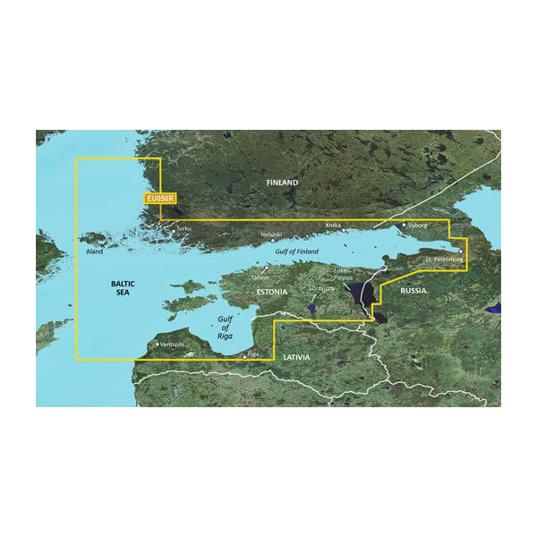 Cartas Garmin Golfos de Finlandia y Riga BlueChart g3 Vision | VEU050R | microSD/SD