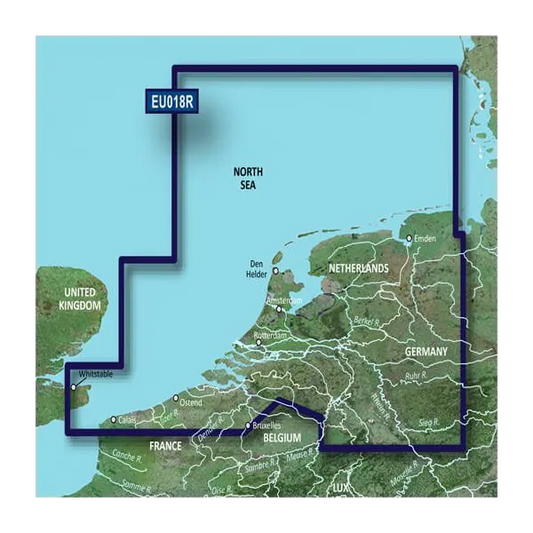 Cartas Garmin Benelux BlueChart g3 Vision | VEU018R | microSD/SD (010-C0775-00)