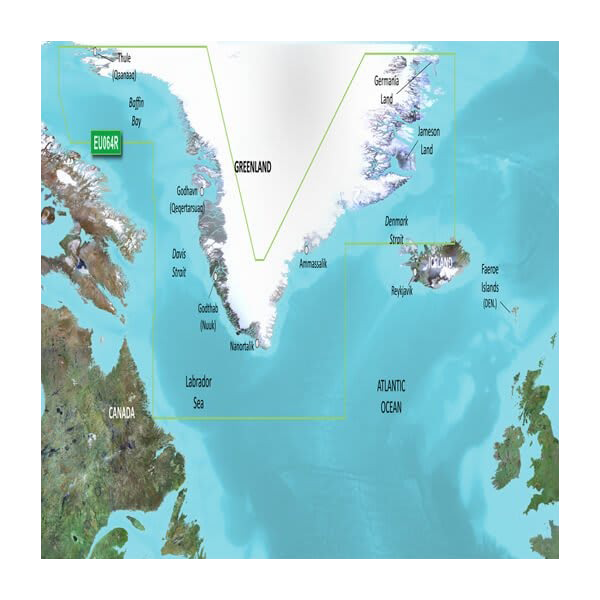 Cartas Garmin Groenlandia BlueChart g3 Vision | VEU064R | microSD/SD