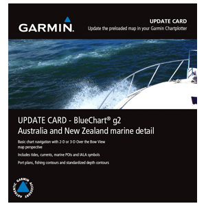 Tarjeta de actualización del mapa detallado marino de Garmin AUS/NZ g2 (010-10800-71)