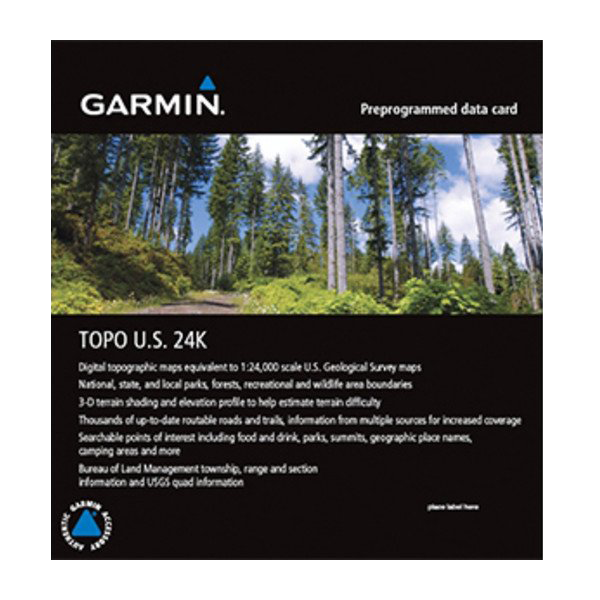 Garmin TOPO U.S. 24K West microSD Card