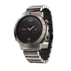 Garmin Fenix ​​Chronos con correa híbrida de titanio (010-01957-01)