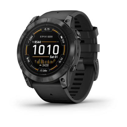 Garmin Epix Pro (Gen 2), edición estándar de 51 mm, gris pizarra con correa negra (010-02804-20)