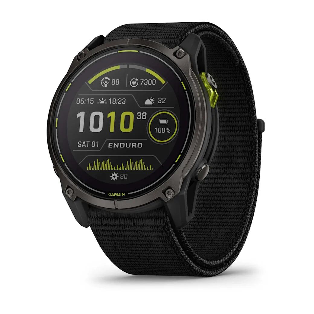 Garmin Enduro 3 Black, reloj inteligente con GPS de alto rendimiento, funciones de navegación, actividad y salud (010-02751-00)