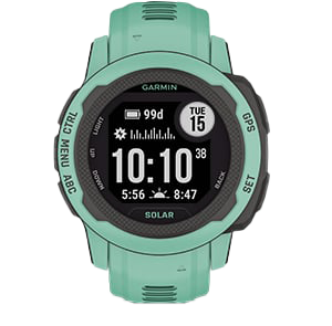 Garmin Instinct 2S Solar, Neo Tropic (Garmin Certified Refurbished)