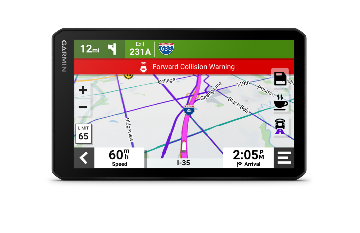 Garmin dezlCam OTR710, Trucking GPS Navigator with 7-inch Screen (010-02727-00)