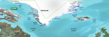 Cartas Garmin Groenlandia BlueChart g3 Vision | VEU064R | microSD/SD