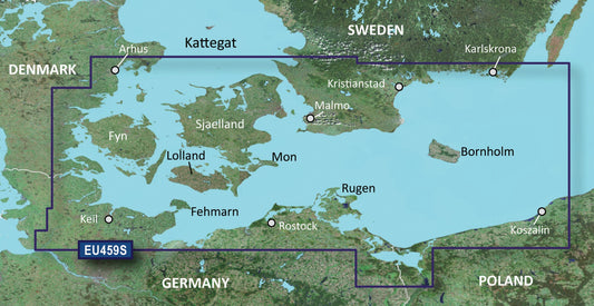 Cartas Garmin de Arhus a Kiel y Koszalin BlueChart g3 Vision | VEU459S | microSD/SD (010-C0803-00)