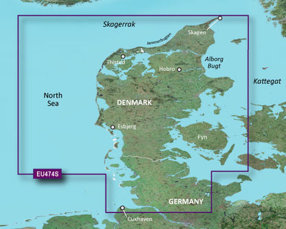 Garmin Bluechart G2 Vision Northern Denmark & The Eider (010-C0818-00)