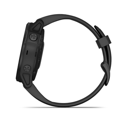 Garmin Fenix ​​6S Pro, bisel negro, correa negra, reloj inteligente con GPS (reacondicionado certificado por Garmin)