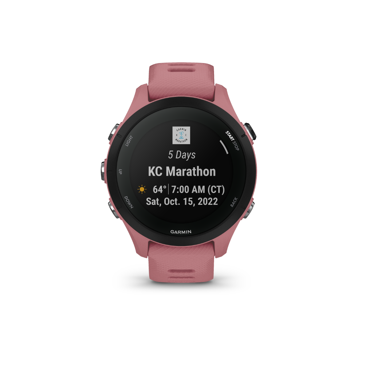 Garmin Forerunner 255S, Light Pink, Premium Fitness GPS Smartwatch for Runners (010-02641-03)