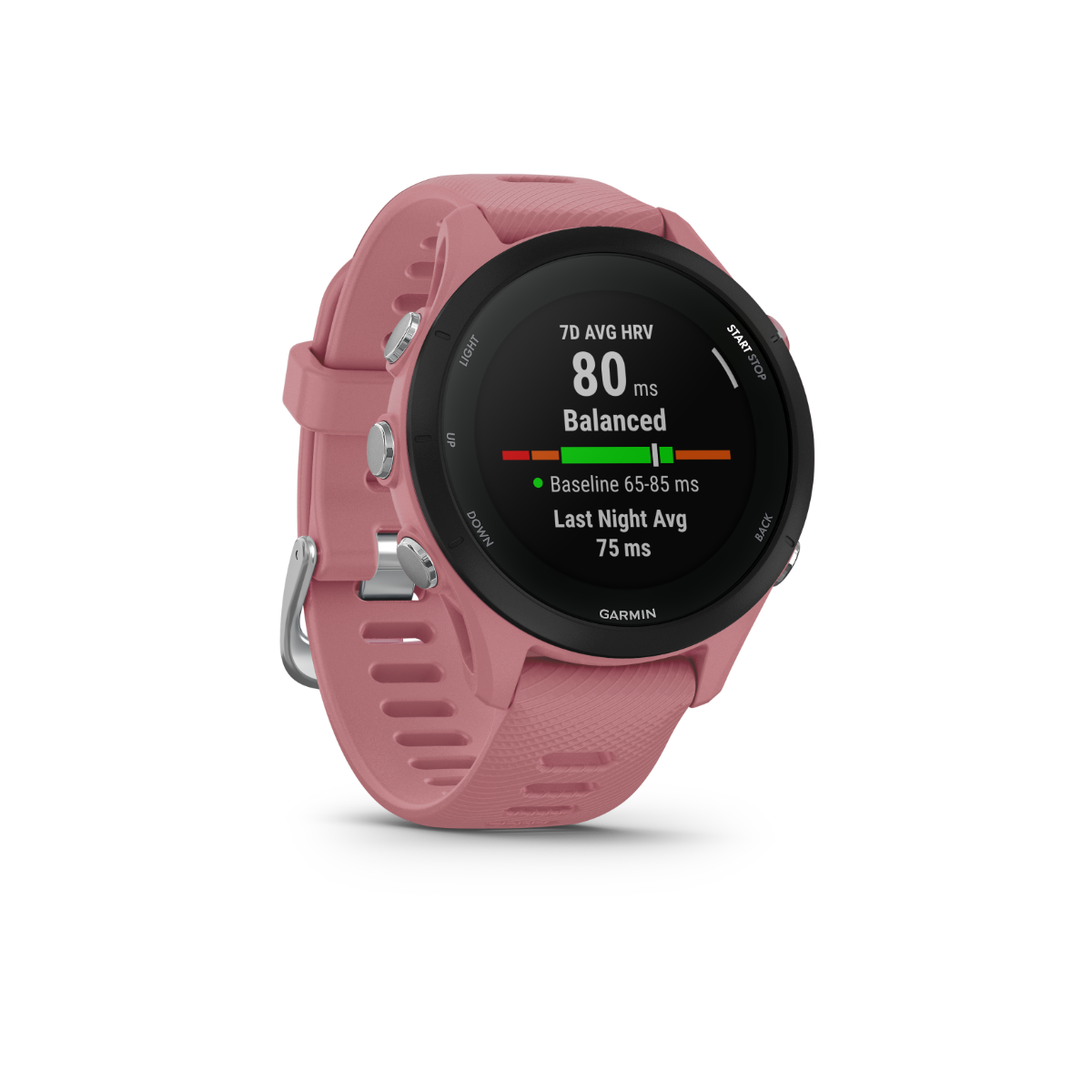 Garmin Forerunner 255S, Light Pink, Premium Fitness GPS Smartwatch for Runners (010-02641-03)