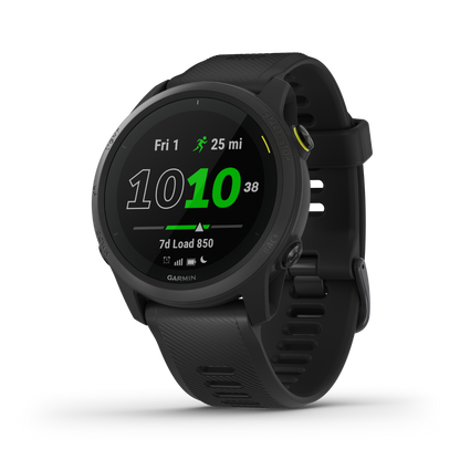 Garmin Forerunner 745, reloj inteligente con GPS para corredores, color negro (reacondicionado certificado por Garmin)