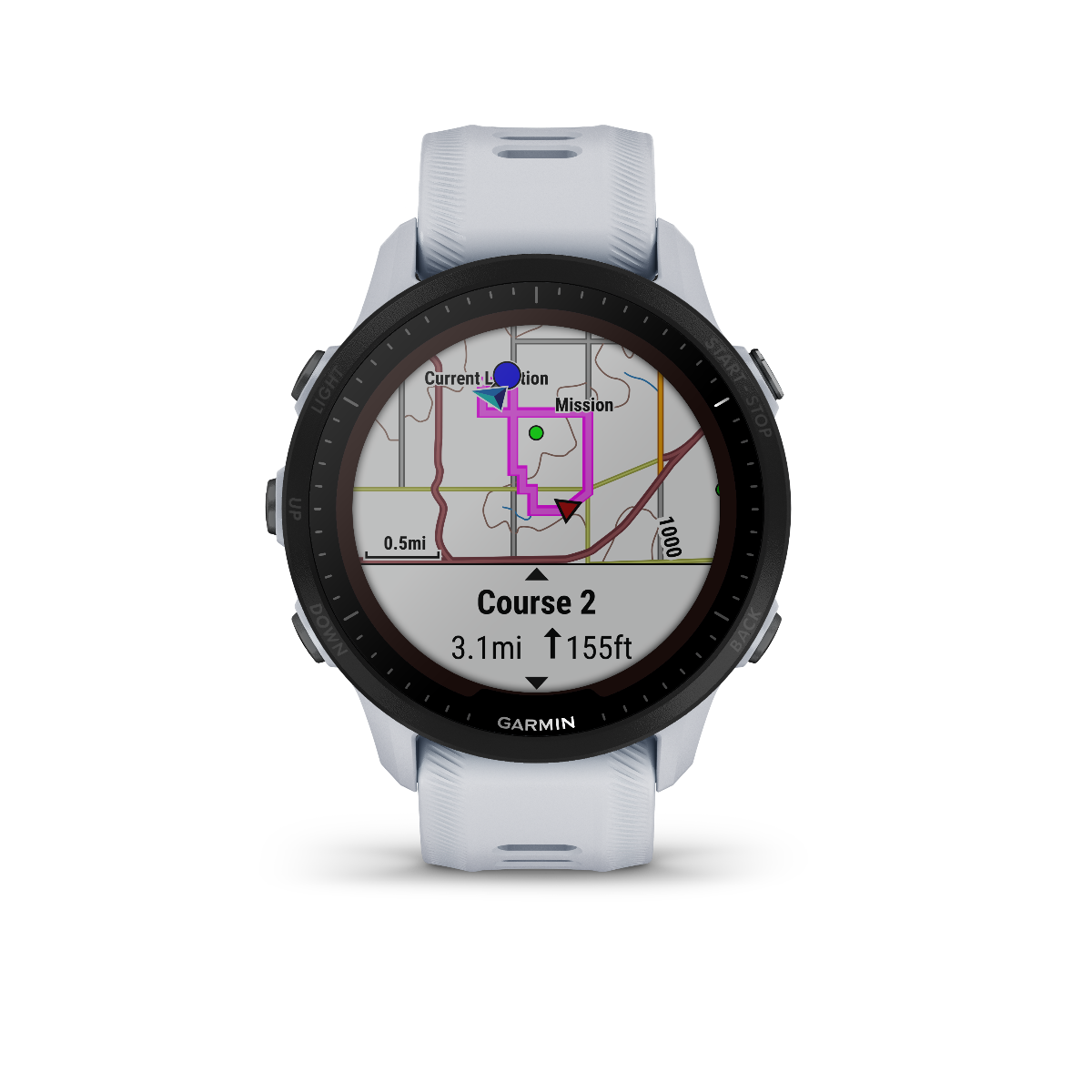 Garmin Forerunner 955 Solar Piedra Blanca (010-02638-01)